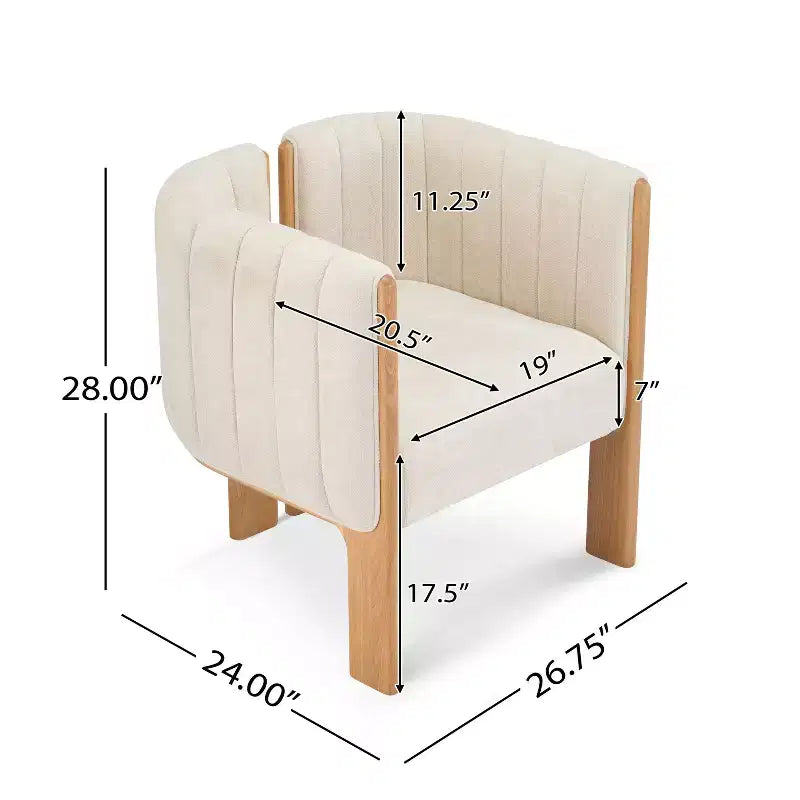 Eleganti sedie da pranzo per casa per cucina e sala da pranzo, set di 2 sedie da pranzo imbottite in bouclé di piccole dimensioni