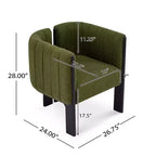 Eleganti sedie da pranzo per casa per cucina e sala da pranzo, set di 2 sedie da pranzo imbottite in bouclé di piccole dimensioni