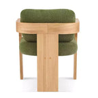 Eleganti sedie da pranzo per casa per cucina e sala da pranzo, set di 2 sedie da pranzo imbottite in bouclé di piccole dimensioni