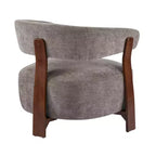 Christopher Knight Home Sedia moderna imbottita Arnaud in legno curvato