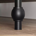 Tavolino da divano stretto 43, Tavolino da console con spazio di archiviazione, Tavolino stretto da ingresso a 3 livelli con ripiani, Tavolino laterale industriale in legno, per camera da letto